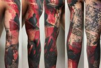 Trash Polka Tattoo Sleeve Polynesiantattoosanima Trash Polka for size 1080 X 1080