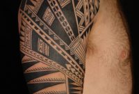 Tribal Aztec Tattoo Designs Tribal Arm Half Sleeve Tattoo with measurements 1067 X 1600