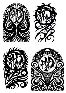 Tribal Halfsleeve Tattoo Designs Thehoundofulster On Deviantart for dimensions 752 X 1062