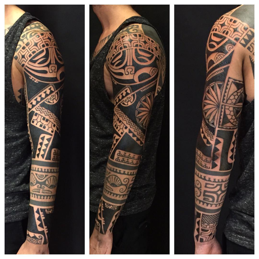 Tribal Sleeve Tattoo Best Tattoo Ideas Gallery throughout measurements 1080 X 1080