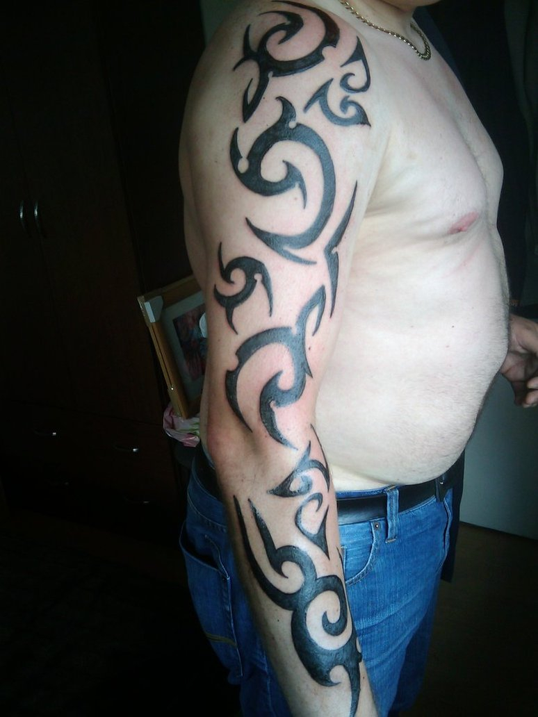 Tribal Tattoo On Arm Sleve Design For Men Tattoomagz with measurements 774 X 1032