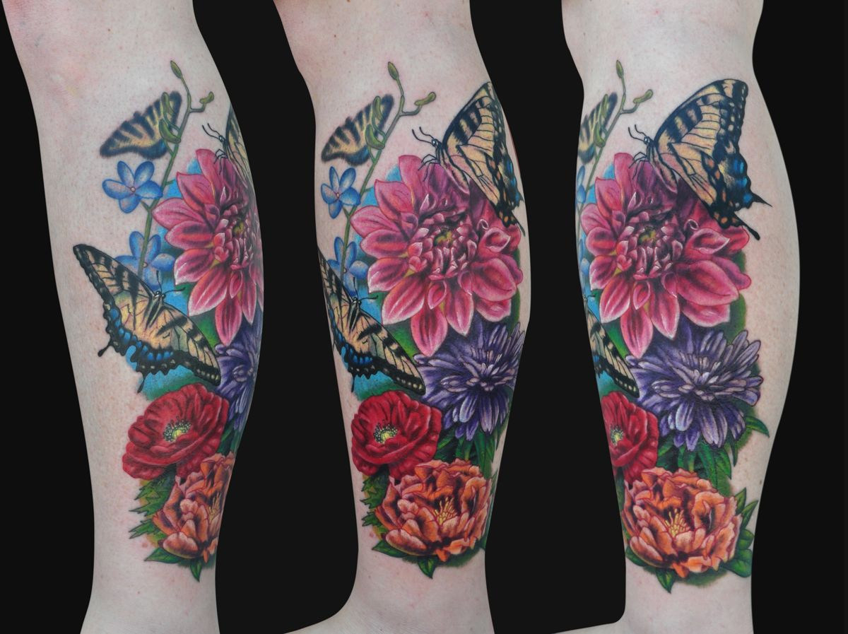 Unique Tropical Flower Tattoos For Women Jamie Lee Parker Flower regarding proportions 1200 X 897