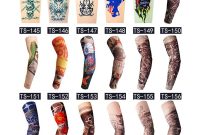 Unisex Elastic Nylon Temporary Fake Tattoo Sleeves Women Men Outdoor with proportions 1000 X 1000