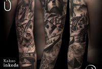 United States Topic Black And Grey Long Sleeve Tattoo Image for proportions 1440 X 1440