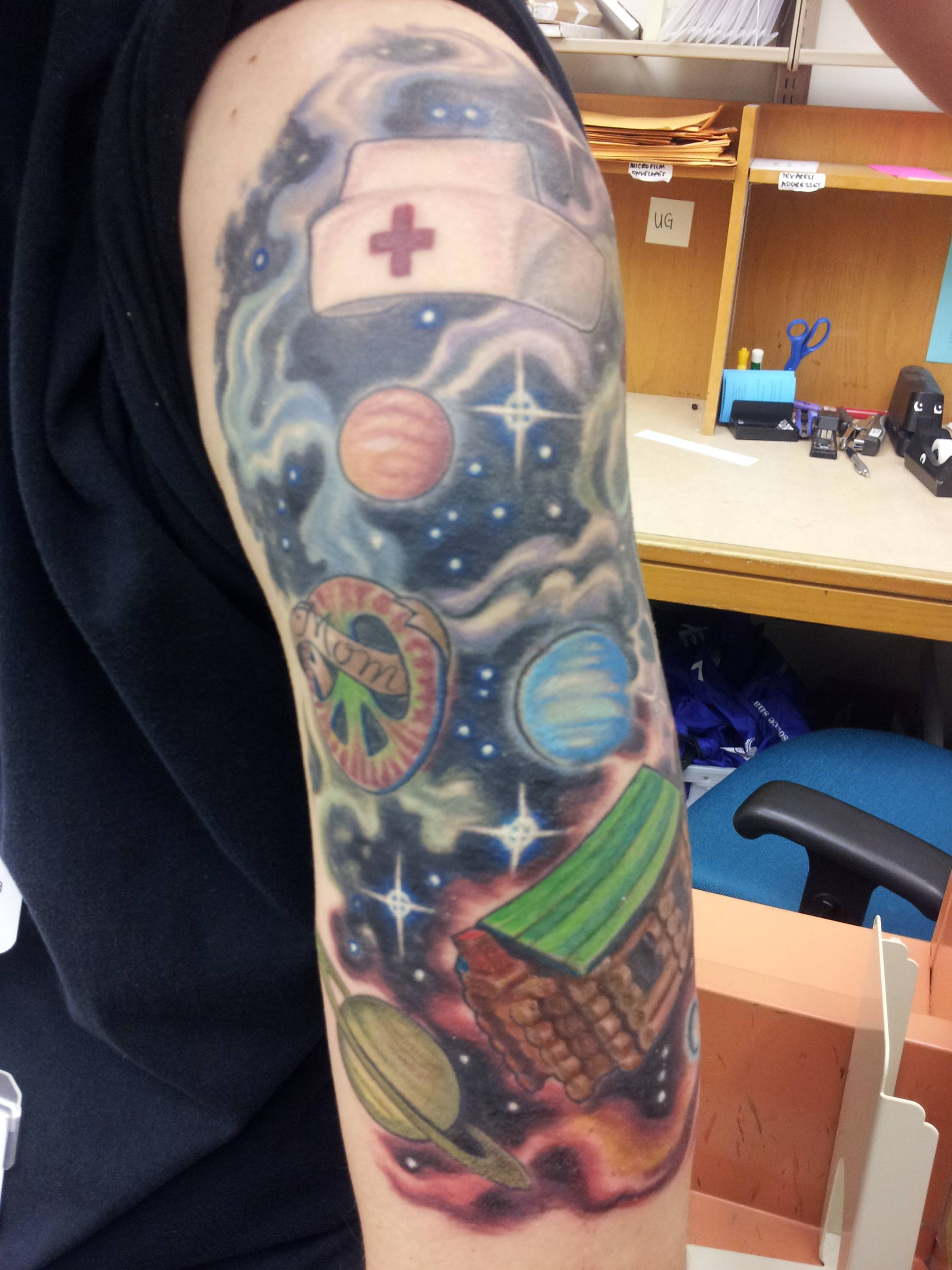Update Finished Half Sleeve Laraine Of Element Tattoo In San with regard to proportions 2448 X 3264