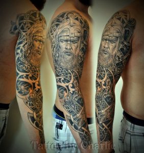 Viking Style Tattoo Sleeve Charlienorway Gettattoo within dimensions 867 X 921