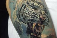 White Tiger Tattoo On Sleeve Steve Butcher throughout measurements 837 X 960