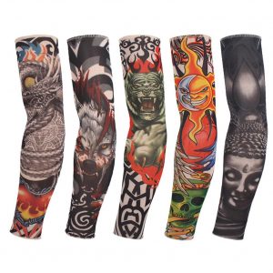 Wholesale Color Random New Fake Tattoo Elastic Arm Sleeve Arm intended for size 1001 X 1001