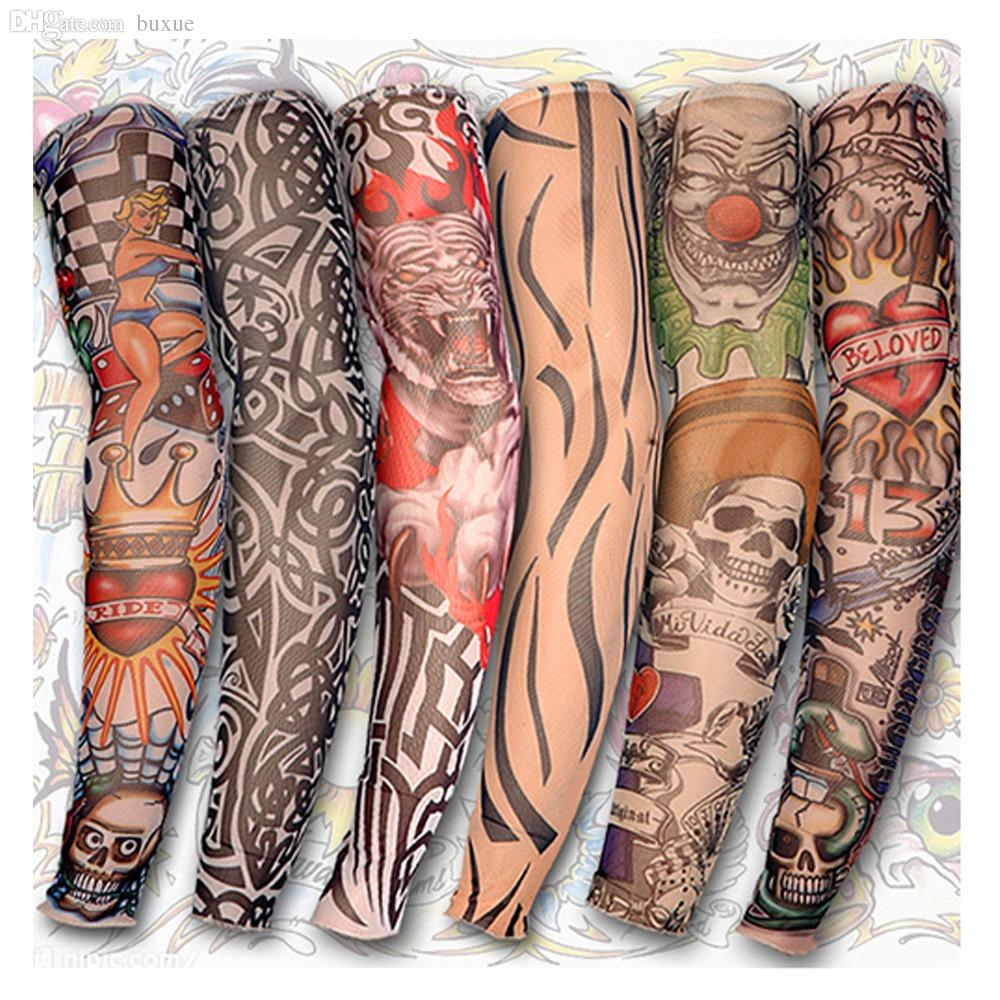 Wholesale Tattoo Style Arm Stockings Mixed Nylon Elastic Fake within sizing 1000 X 1000