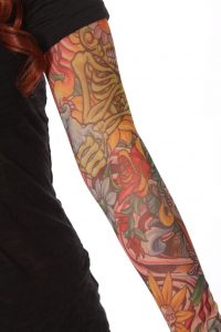 Wild Rose Tattoo Sleeve Shirt Skullfly Sunflower Tattoo Sleeves with measurements 1001 X 1502