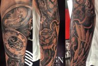 Wip Sleeve Time Flies Fernie Andrade Of Skin Design Tattoo In within size 2400 X 2400