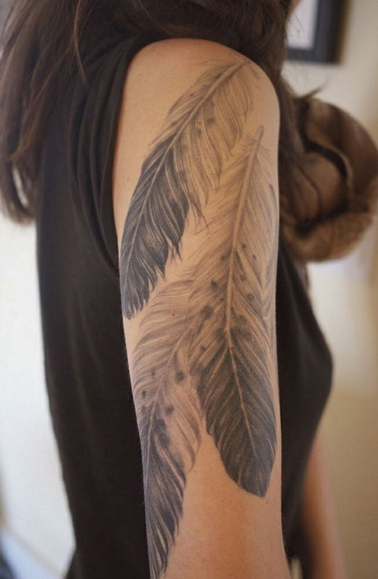 Women Realistic Feather Tattoo Designs Tobiastattoo Feather inside proportions 736 X 1128