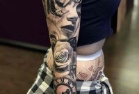 Womens Black And Grey Tattoo Sleeve Andres Ortega Ink pertaining to sizing 800 X 1079