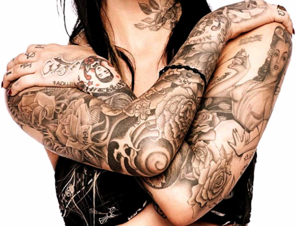 Womens Full Sleeve Tattoo Designs Cool Tattoos Bonbaden regarding size 1024 X 780