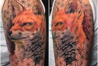 Wonderful Fox Tattoo On Man Left Half Sleeve for measurements 960 X 960