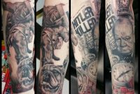 World War 2 Sleeve Tattoo Underground Tattoo Piercing Studio regarding sizing 960 X 960