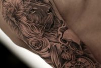 Wow Half Sleeve Tattoo For Men Lion Clock Idea Juncha Tattoo regarding size 1080 X 1080