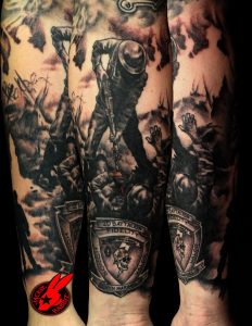 Ww2 Marine Tattoo Jackie Rabbit Jackierabbit12deviantart for proportions 1024 X 1325