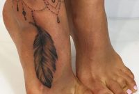 20 Feather Tattoo Ideas For Women A Tattoo Anklet Tattoos Foot in measurements 1124 X 1500