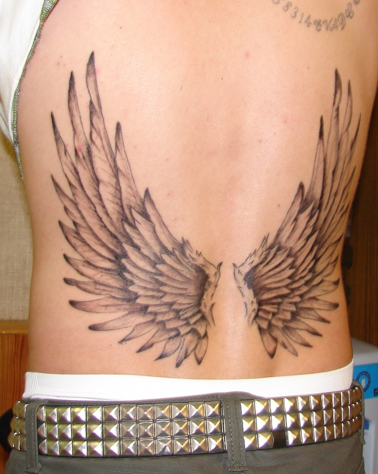 25 Angel Wings Tattoos Design Ideas Tatoos Back Tattoo Women within sizing 1232 X 1544