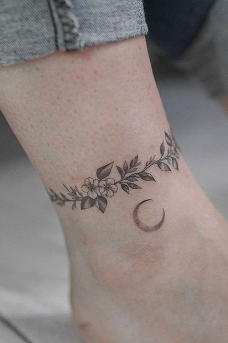 25 Anklet Tattoos That Will Have You Jumping Into Sandal Season regarding size 728 X 1092