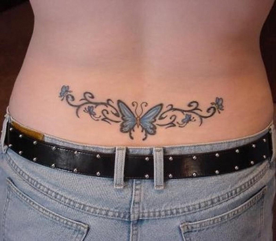 25 Lower Back Tattoos That Will Make You Look Hotter Booty Tat inside size 1170 X 1024