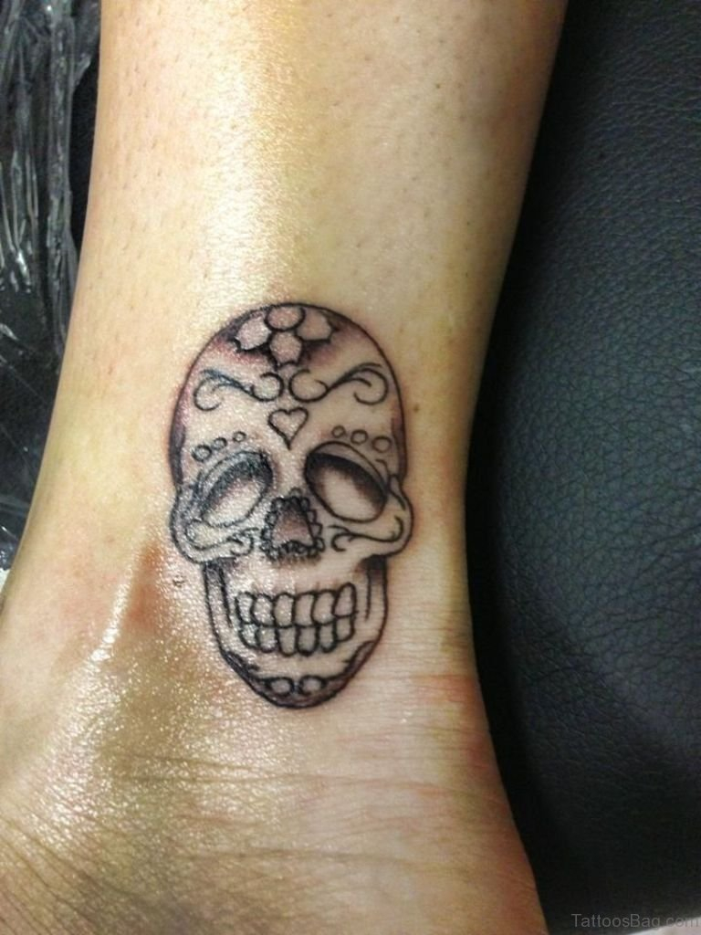 28 Nice Skull Tattoos On Ankle for size 768 X 1024