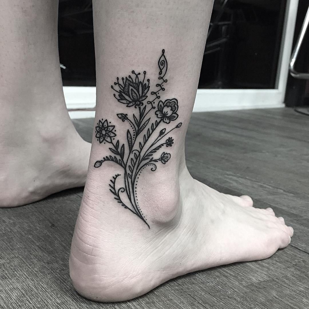 30 Ankle Tattoos Every Woman Must See Fun Finds Feet Tattoos in sizing 1080 X 1080