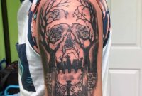 42 Impressive Graveyard And Cemetery Tattoo Designs For Love Of The inside size 960 X 960
