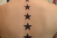 46 Outstanding Stars Tattoos For Back in dimensions 768 X 1024