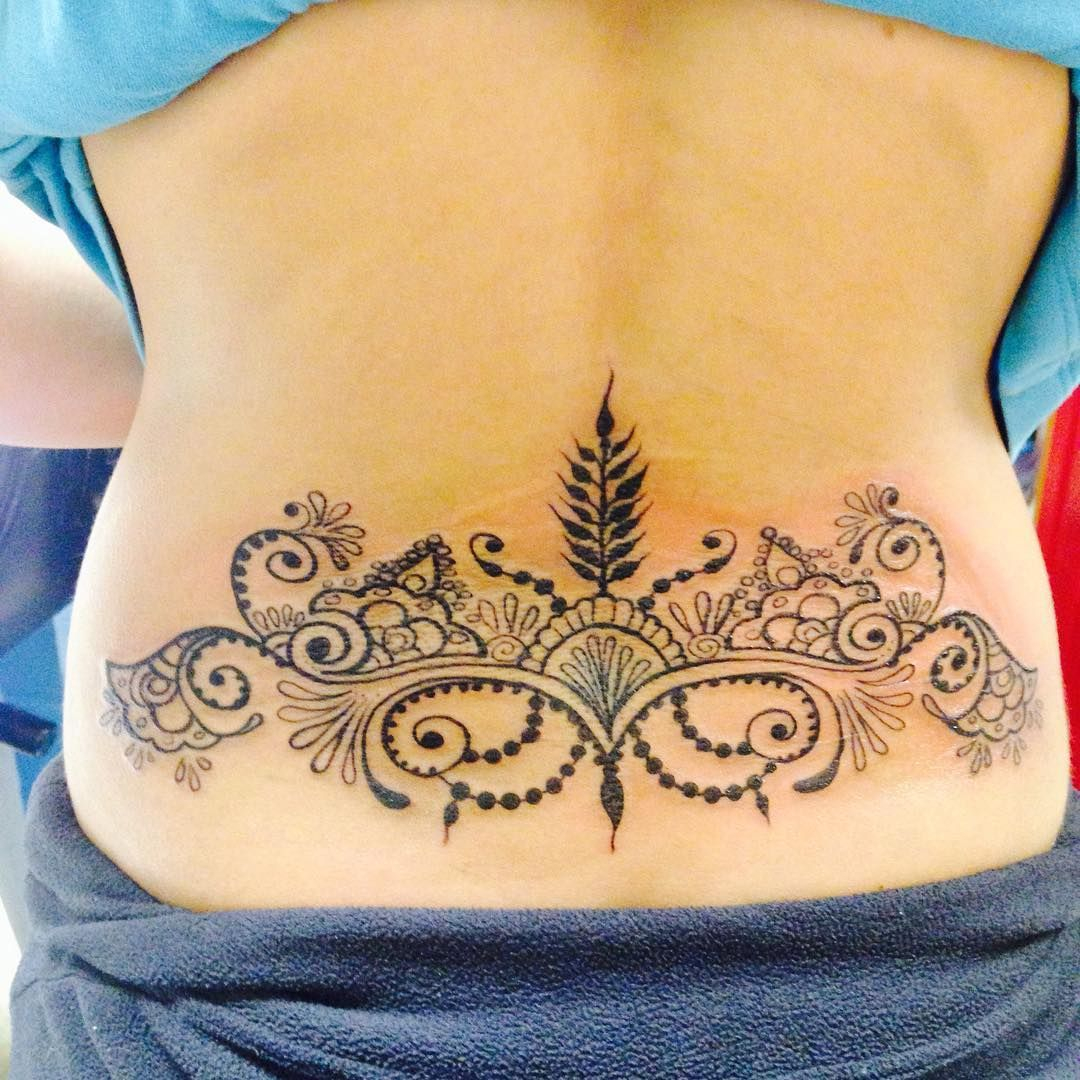 50 Gorgeous Lower Back Tattoos That Look Sexy Too Tattoos Lower for measurements 1080 X 1080
