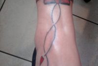 51 Glorious Bow Tattoos On Ankle throughout size 768 X 1024