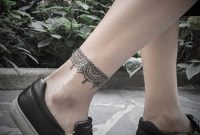 67 Infinity Beautiful Ankle Bracelet Tattoos Design Anklet Tattoos with size 1269 X 889