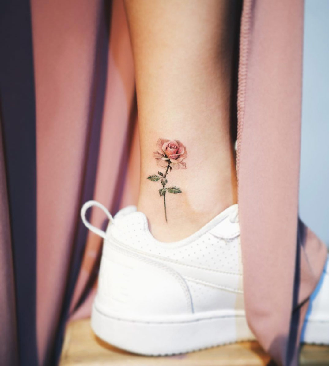 80 Adorable Ankle Tattoos That All Deserve Oscars Straight Blasted throughout size 1074 X 1194