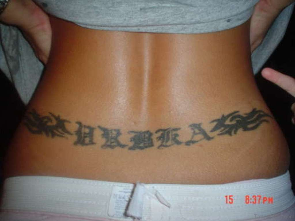 84 Best Name Tattoos On Back pertaining to proportions 1024 X 768