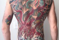 Alex Rusty Japanese Octopus Ship Full Back Japanese Tattoos pertaining to sizing 900 X 1028