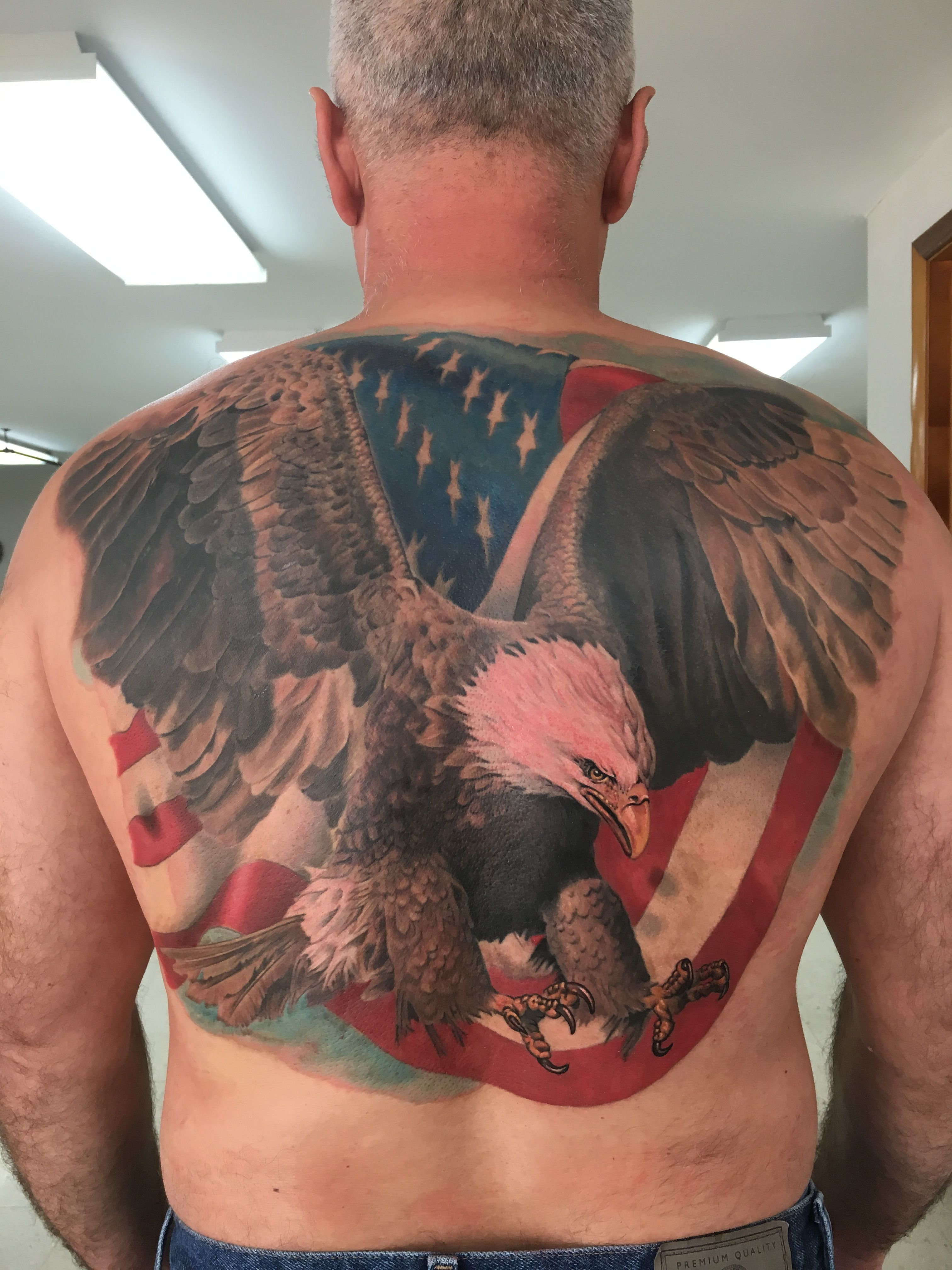 American Eagle Back Tattoo Tattoo Eagle Back Tattoo Eagle in proportions 3024 X 4032