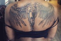 Angel Back Tattoo Right Side Healed Left Side Fresh Tattoo intended for proportions 1080 X 1079