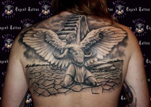 Angel Tattoowwwlegendtattoogr Back Tattoo Falling Angel Tattoo intended for measurements 3509 X 2481