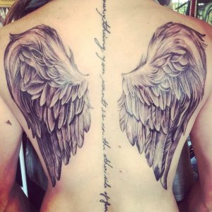 Angel Wings Female Back Tattoo Cool Art Tattoos Back Tattoo throughout measurements 960 X 960