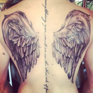 Angel Wings Female Back Tattoo Cool Art Tattoos Back Tattoo with proportions 960 X 960