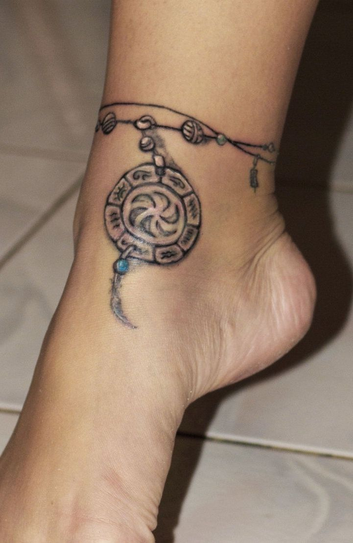 Ankle Tattoo Browse More Other Cute Girly Ankle Tattoos Cute Girly with regard to proportions 721 X 1109