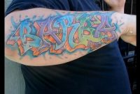 Back Arm Graffiti Tattoo Tattoos Book 65000 Tattoos Designs throughout size 800 X 1063