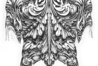 Baroque Full Back Tattoo Design Lucianopezzoli On Deviantart with dimensions 694 X 1150