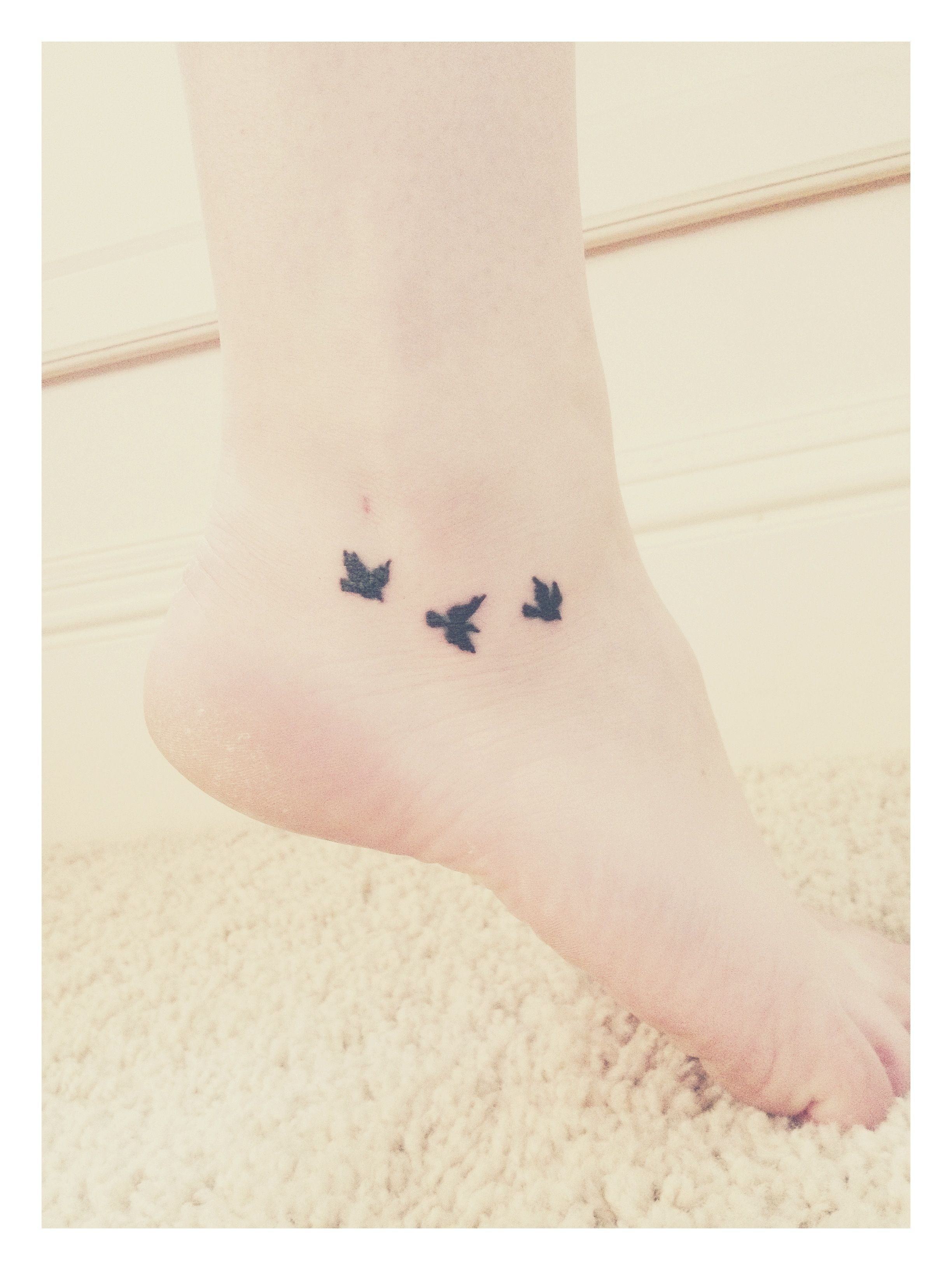 Bird Tattoo Below The Ankle For Matthew 6 Do Not Worry Atlas intended for sizing 2448 X 3264