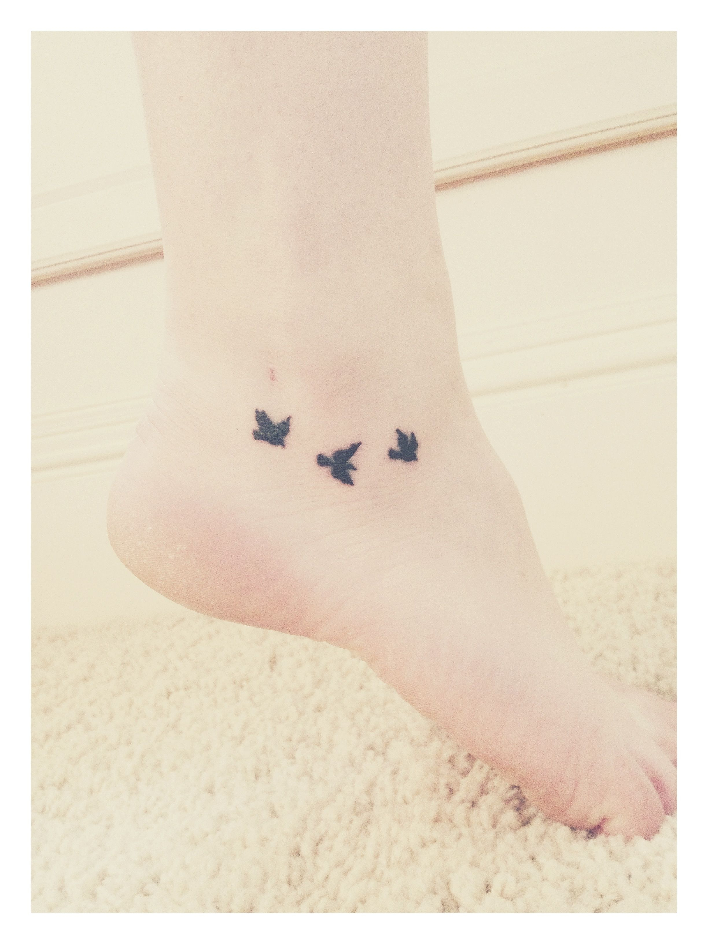 Bird Tattoo Below The Ankle For Matthew 6 Do Not Worry Atlas with regard to dimensions 2448 X 3264
