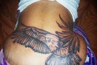 Black Grey Eagle Lower Back Tattoo Blurmark intended for dimensions 1080 X 1080