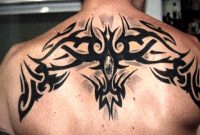 Black Ink Tribal Back Tattoo For Men regarding dimensions 1280 X 1024