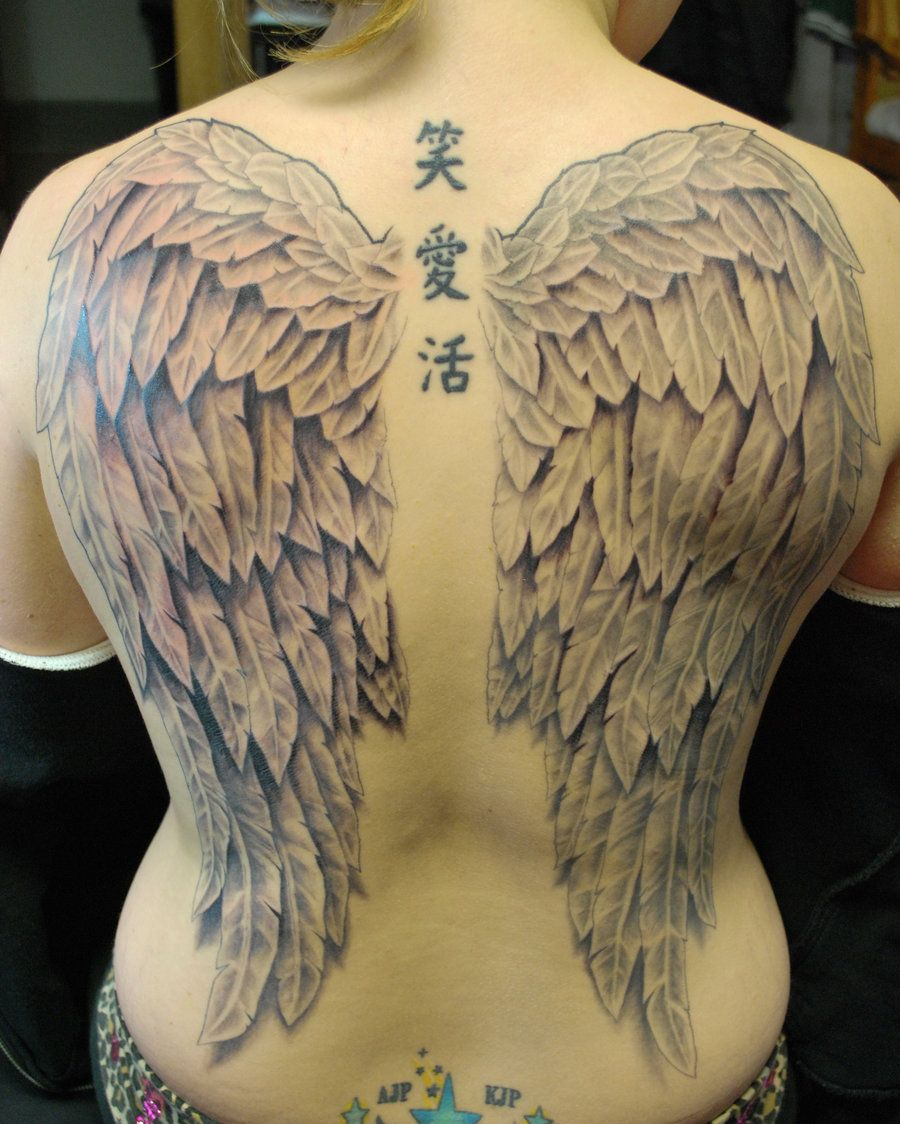Black Phoenix Wing Back Tattoo Bing Images Tattoos 13 Tattoos regarding siz...