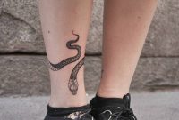 Black Snake Tattoo On The Right Ankle Ankle Tattoos Tattoos with dimensions 1000 X 1000